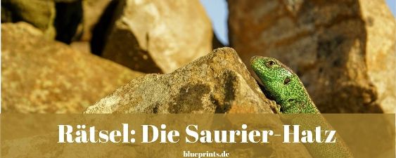Rätsel: Saurier-Hatz