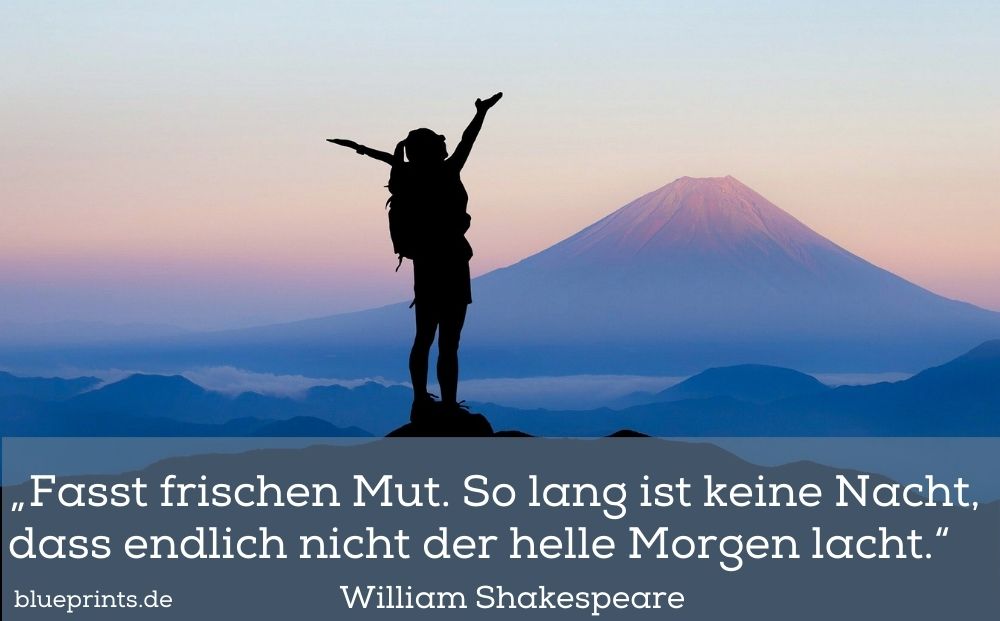 Shakespeare über Mut fassen