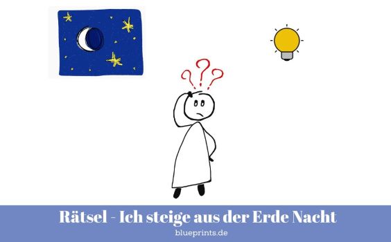 Rätsel - Ich steige aus der Erde Nacht