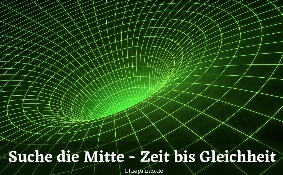 Aufgabe: Die Mitte suchen Zeit bis Gleichheit