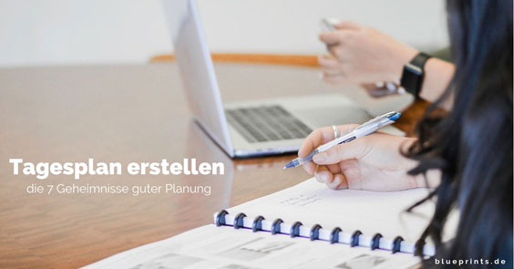 Tagesplan erstellen