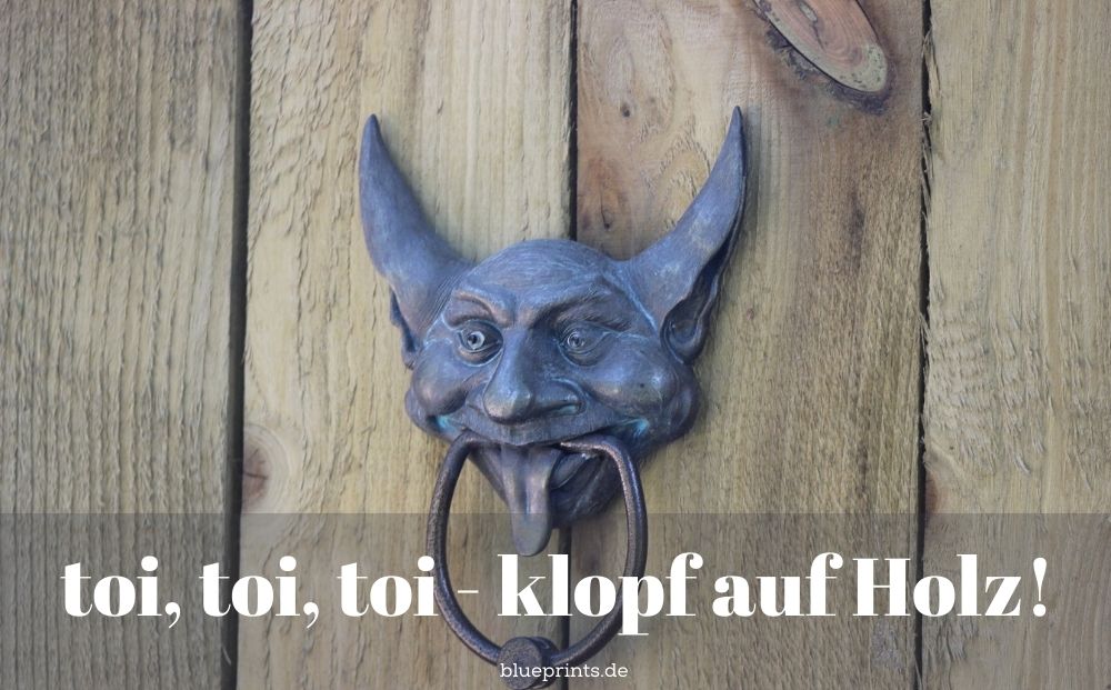 toi toi toi Bedeutung Teufel
