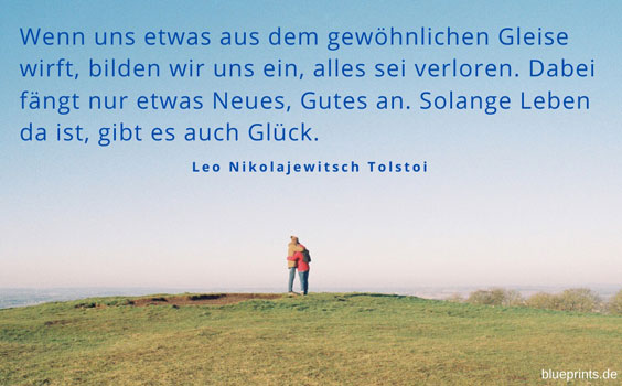 Tolstoi über Schicksalsschläge