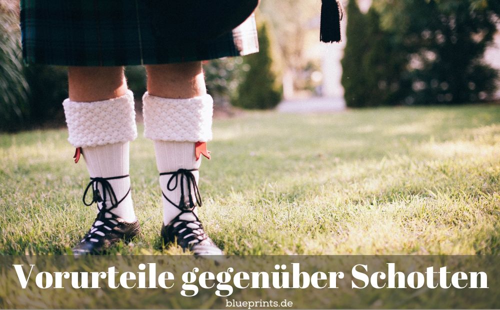 Schottentracht an den Beinen
