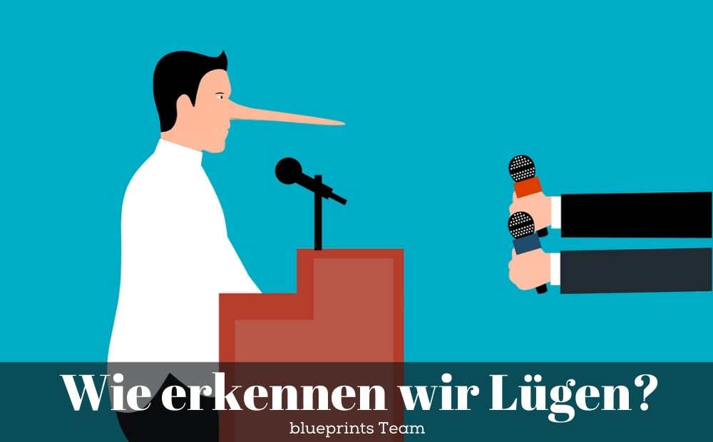 Mann mit Pinocchio-Nase