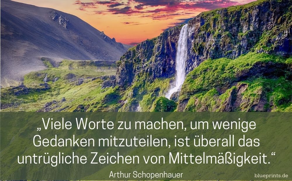 Zitat Schopenhauer zu mittelmäßig