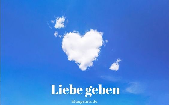 Eine Wolke in Herzform