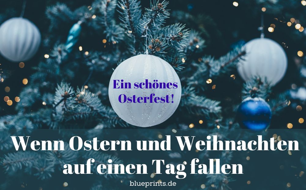 Eine Osterweihnachtskugel