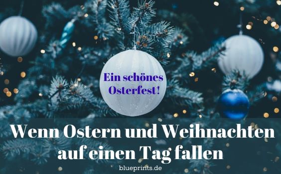 Eine Osterweihnachtskugel