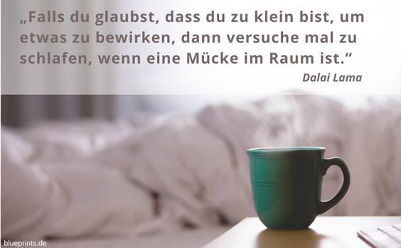 Dalai Lama über Größe