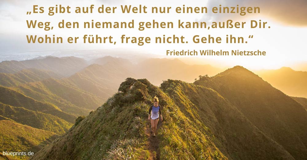 Zitat Nietzsche Weg